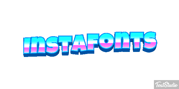 Instafonts Efecto de texto