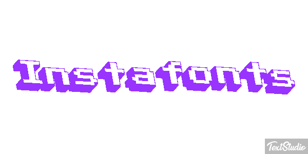 Instafonts Efecto de texto
