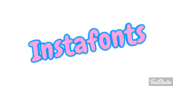 Instafonts Efecto de texto