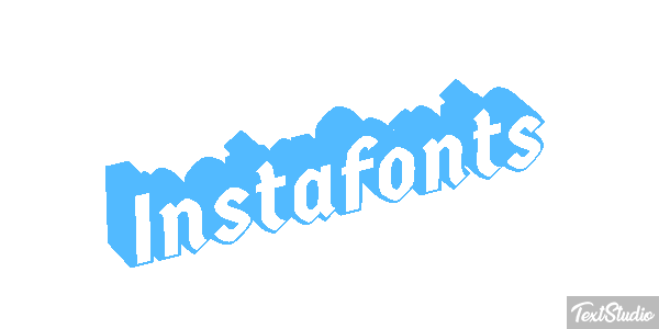 Instafonts Efecto de texto