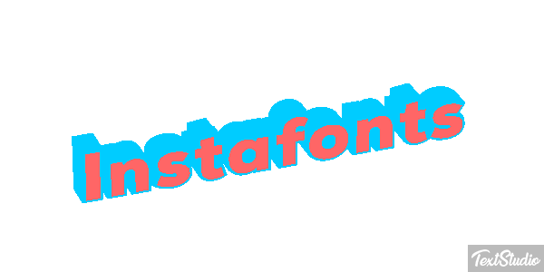 Instafonts Efecto de texto