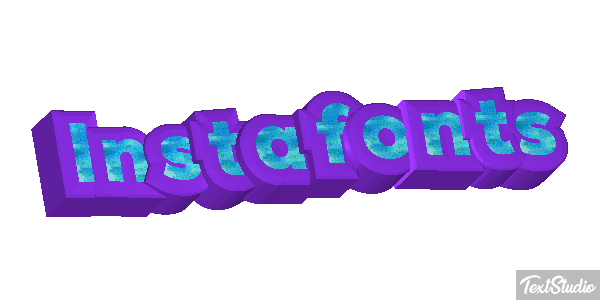 Instafonts Efecto de texto