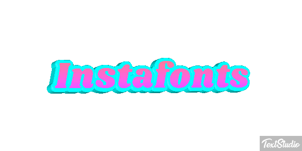 Instafonts Efecto de texto