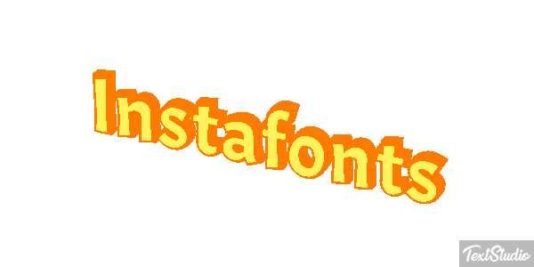 Instafonts Efecto de texto