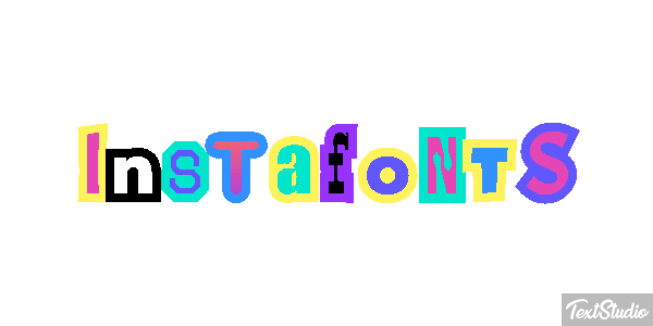 Instafonts Efecto de texto