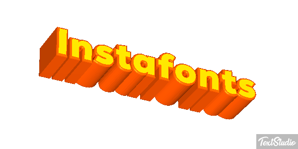 Instafonts Efecto de texto