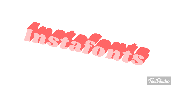 Instafonts Efecto de texto