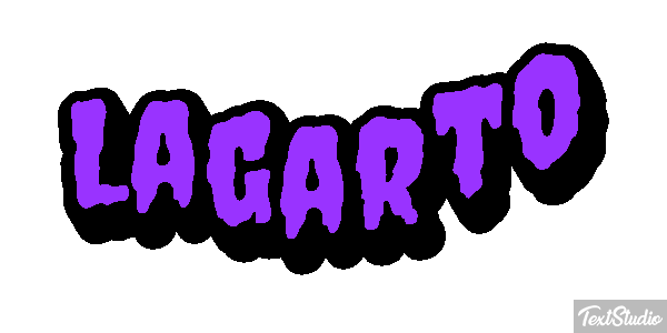 Lagarto Efeito do texto