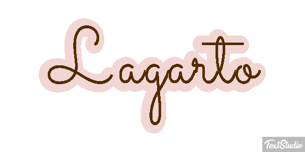 Lagarto Efeito do texto