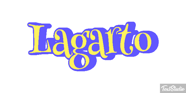Lagarto Efeito do texto