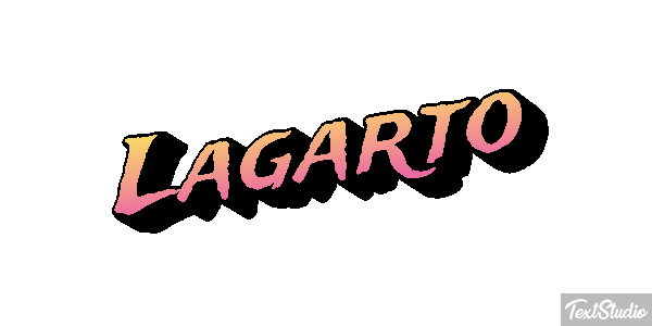 Lagarto Efeito do texto