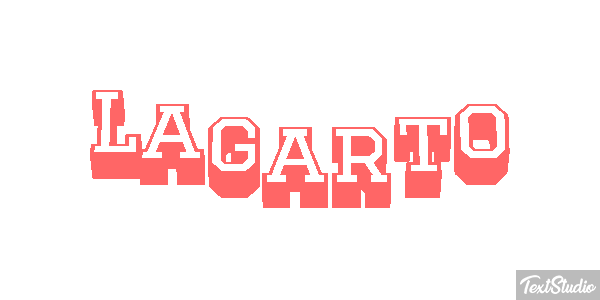 Lagarto Efeito do texto