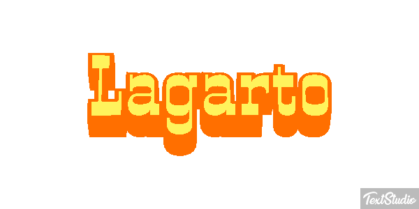 Lagarto Efeito do texto