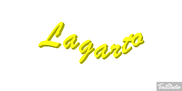 Lagarto Efeito do texto