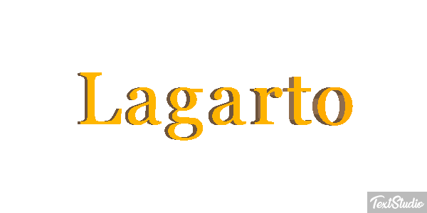Lagarto Efeito do texto