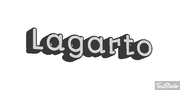 Lagarto Efeito do texto