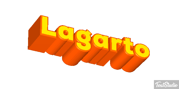 Lagarto Efeito do texto