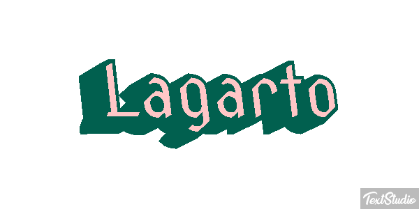 Lagarto Efeito do texto