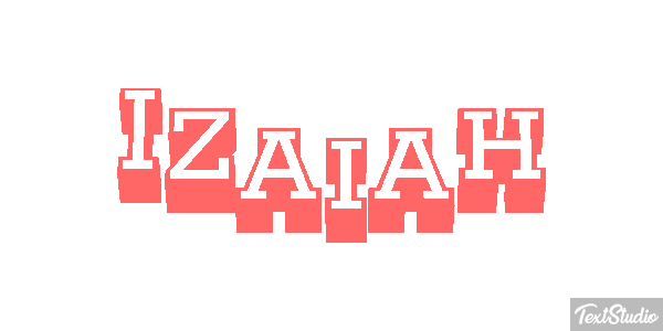 Izaiah Efekt tekstowy