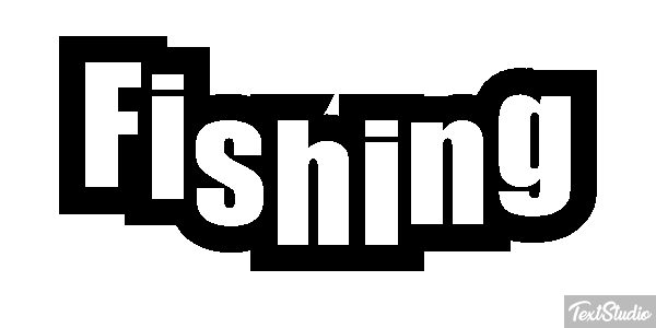 Fishing Effet de texte