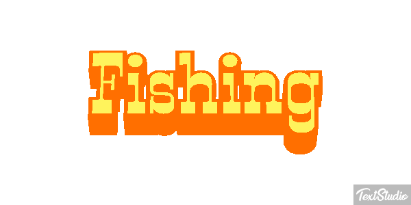 Fishing Effet de texte