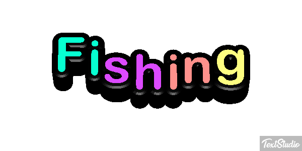 Fishing Effet de texte