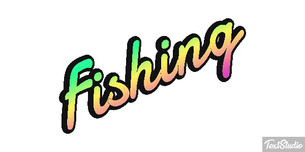 Fishing Effet de texte