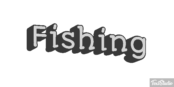 Fishing Effet de texte