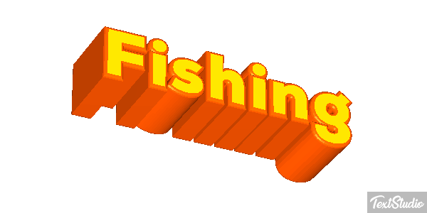 Fishing Effet de texte