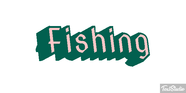 Fishing Effet de texte