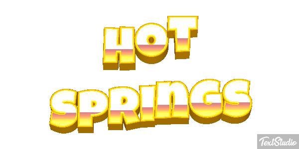 Hot Springs Effetto testo