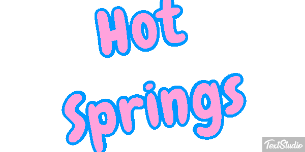 Hot Springs Effetto testo
