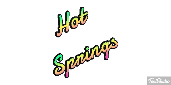Hot Springs Effetto testo
