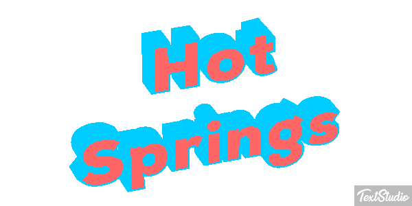 Hot Springs Effetto testo
