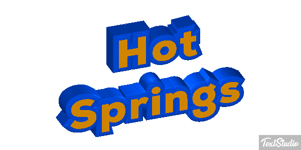 Hot Springs Effetto testo
