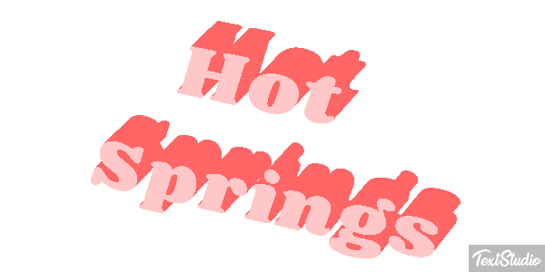 Hot Springs Effetto testo