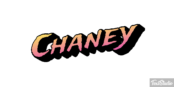 Chaney Text effect