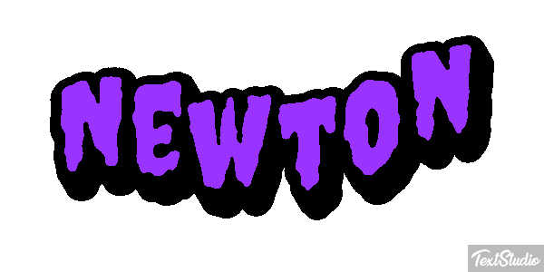 Newton Efecto de texto