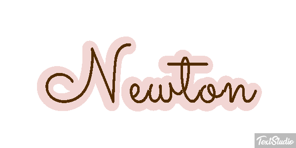 Newton Efecto de texto