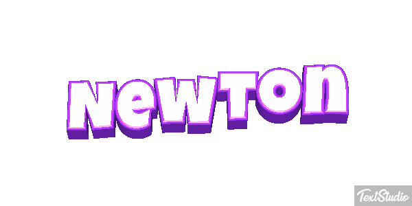 Newton Efecto de texto
