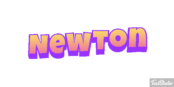 Newton Efecto de texto