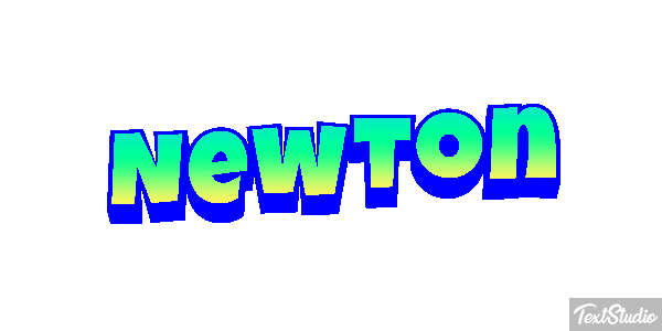 Newton Efecto de texto