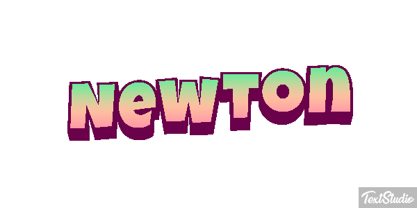 Newton Efecto de texto
