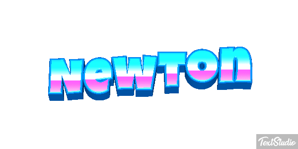 Newton Efecto de texto