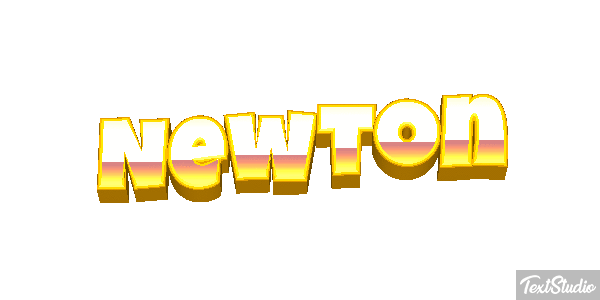 Newton Efecto de texto