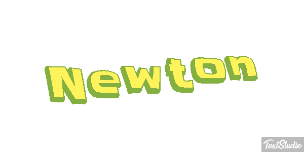 Newton Efecto de texto