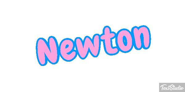 Newton Efecto de texto