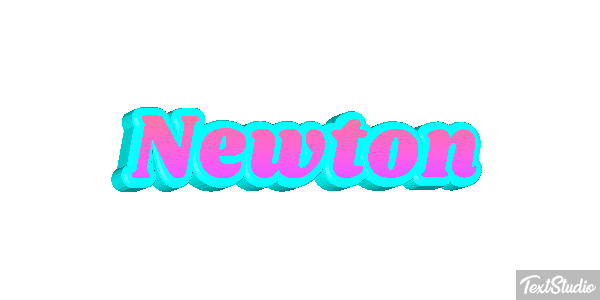 Newton Efecto de texto