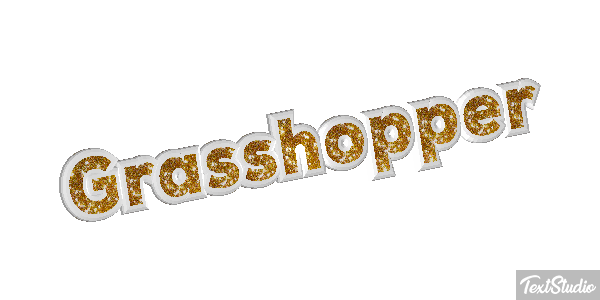 Grasshopper Efecto de texto