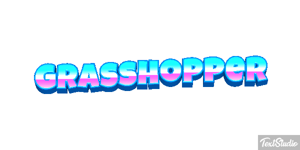 Grasshopper Efecto de texto